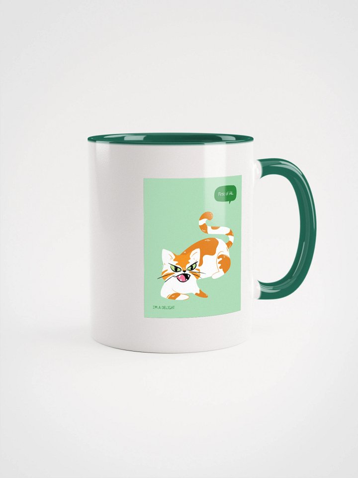 First of All... Angry Cat Ceramic Mug product image (3)
