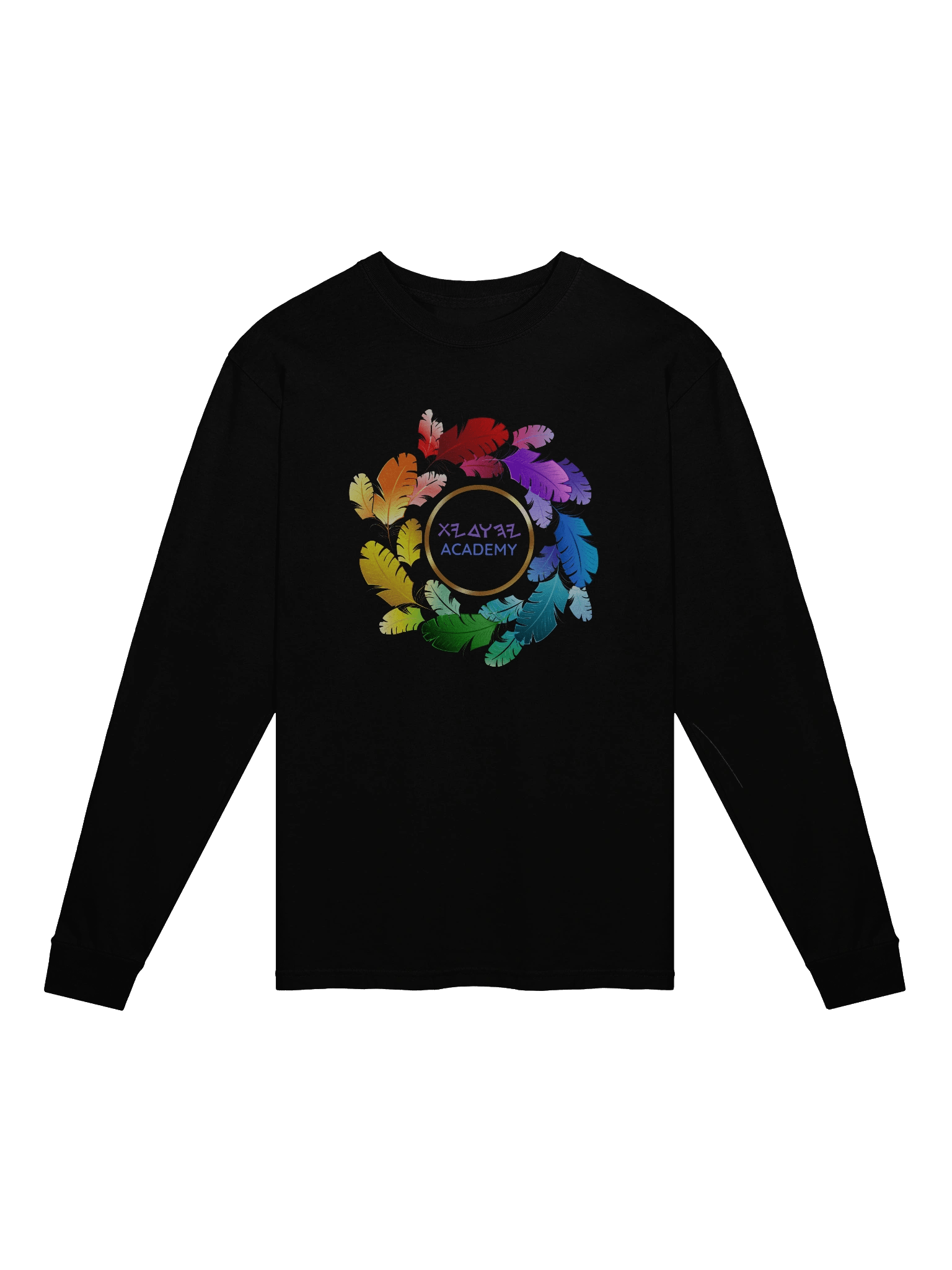 Academy Long Sleeve TShirt Black product image (1)