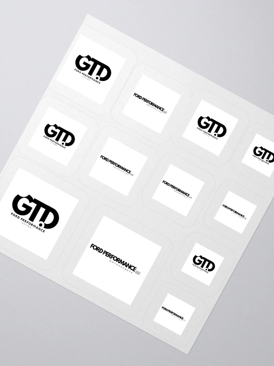 GTD Logo Kiss Cut Stickers product image (5)