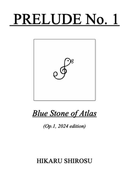 Blue Stone of Atlas / 2024 Edition (Digital Sheet Music) product image (1)