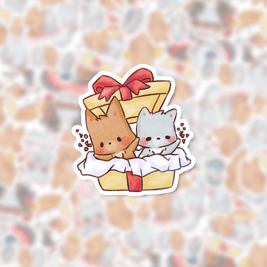 Lumi & Nyx's adventures ✨ | Die cut stickers product image (1)