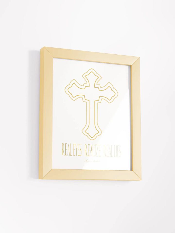 Real Eyes Realize Real Lies - Tupac - Framed High-Quality Matte Poster product image (26)