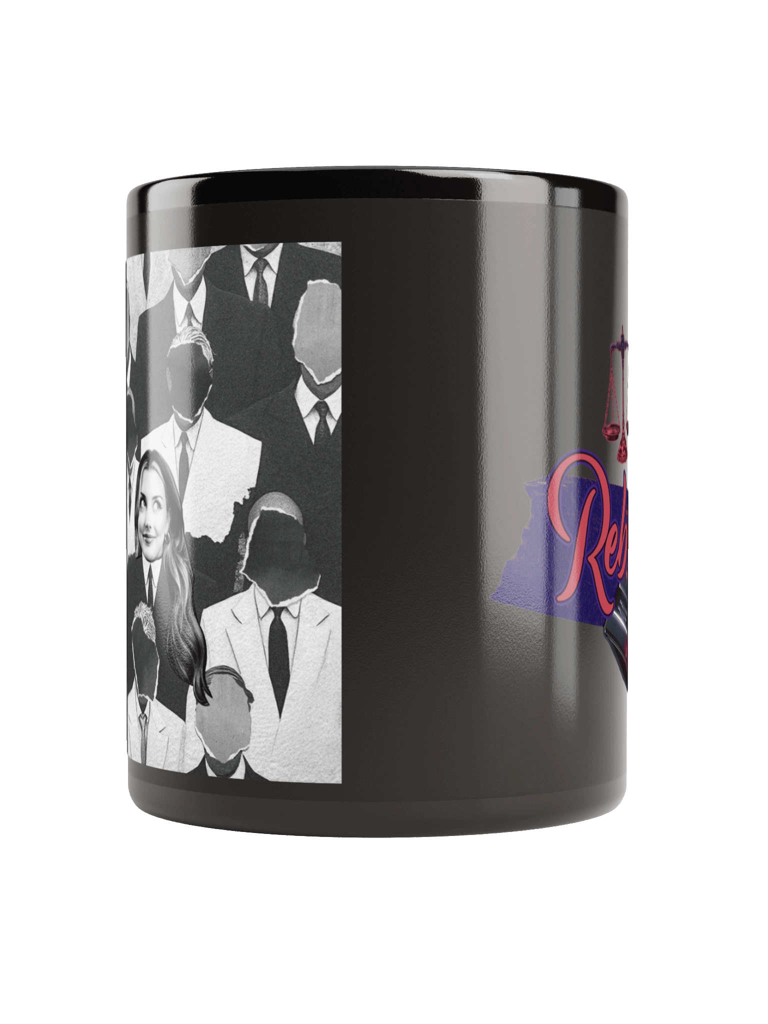 Rebuttal Podcast Black Glossy Mug product image (5)