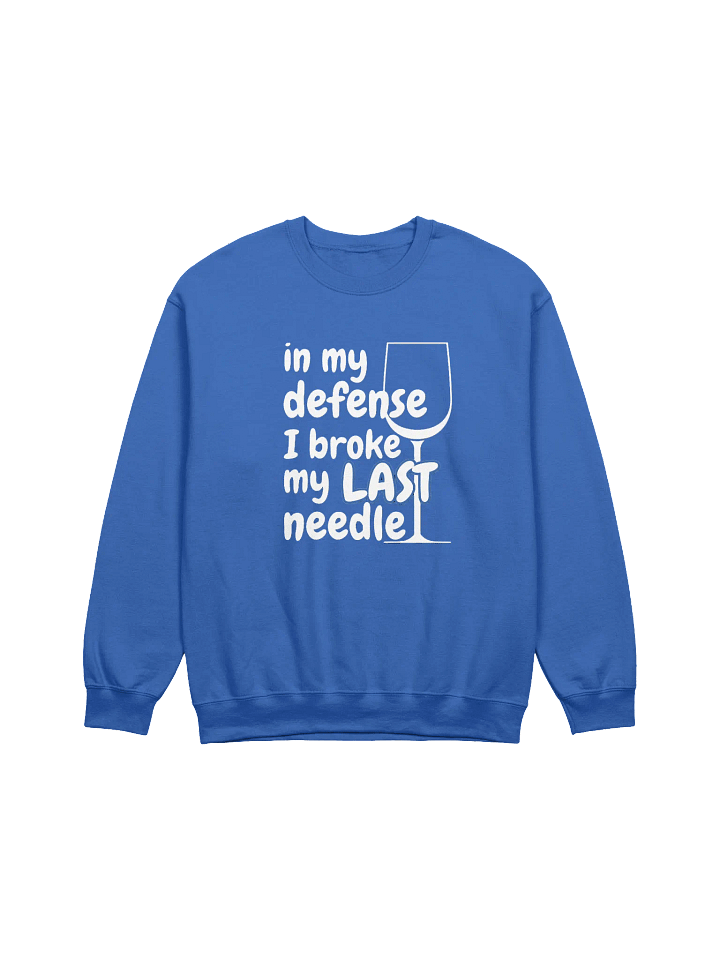 Funny Sweatshirt for Wine Loving Needle Felters product image (1)
