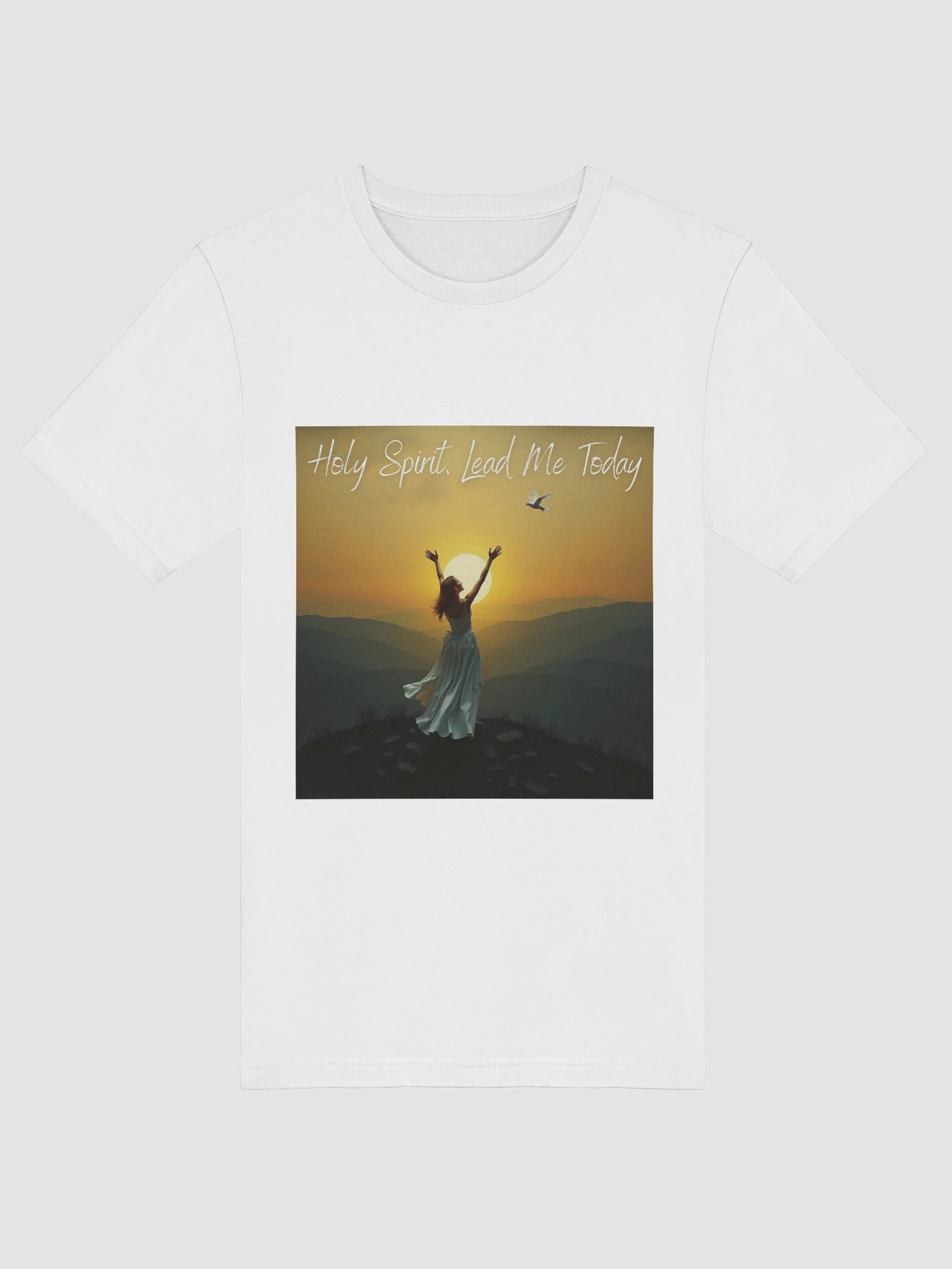 Daily Christian Prayer Shirt | ‘Holy Spirit, Lead Me Today’ Unisex T-Shirt product image (15)