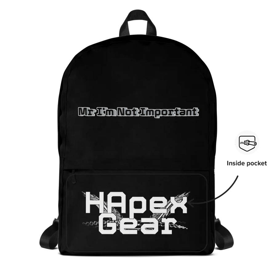 Backpack - Black - Mr I'm Not Important product image (10)