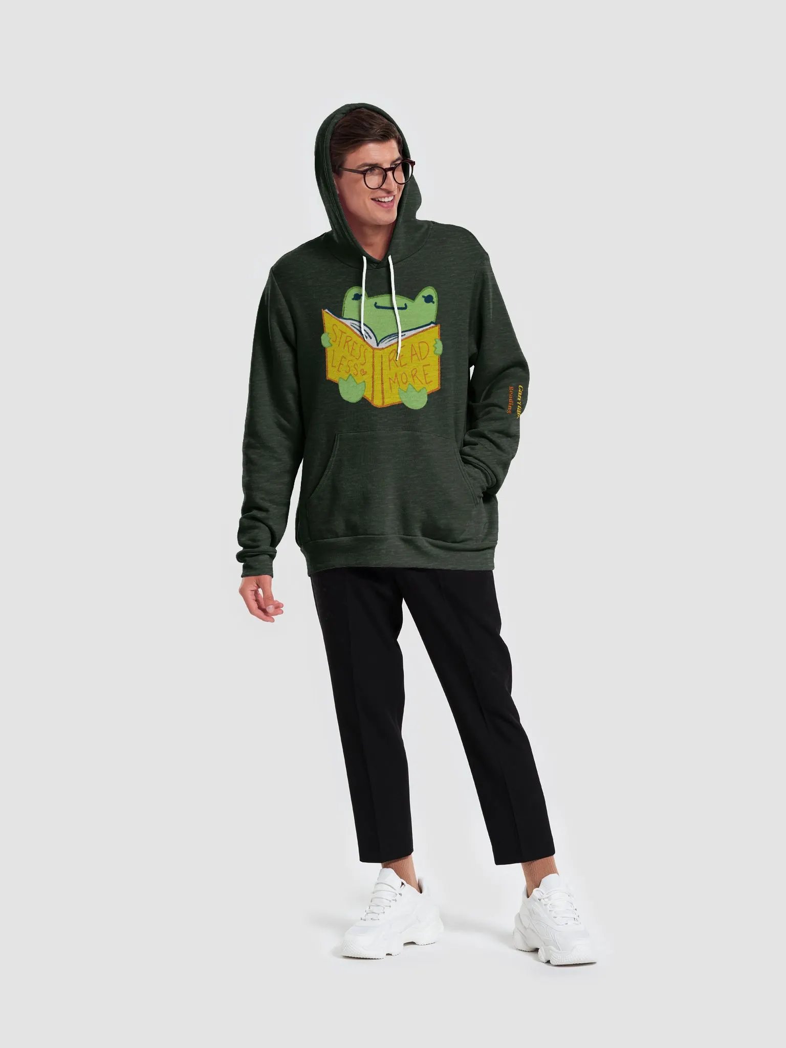Can't talk, Reading Hoodie product image (6)