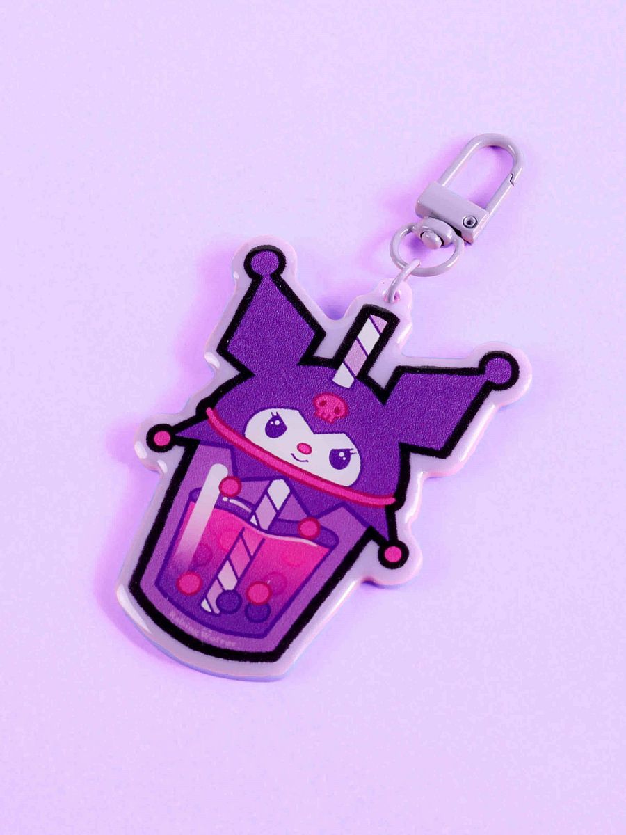 Kuromi Boba Friends Keychain product image (1)