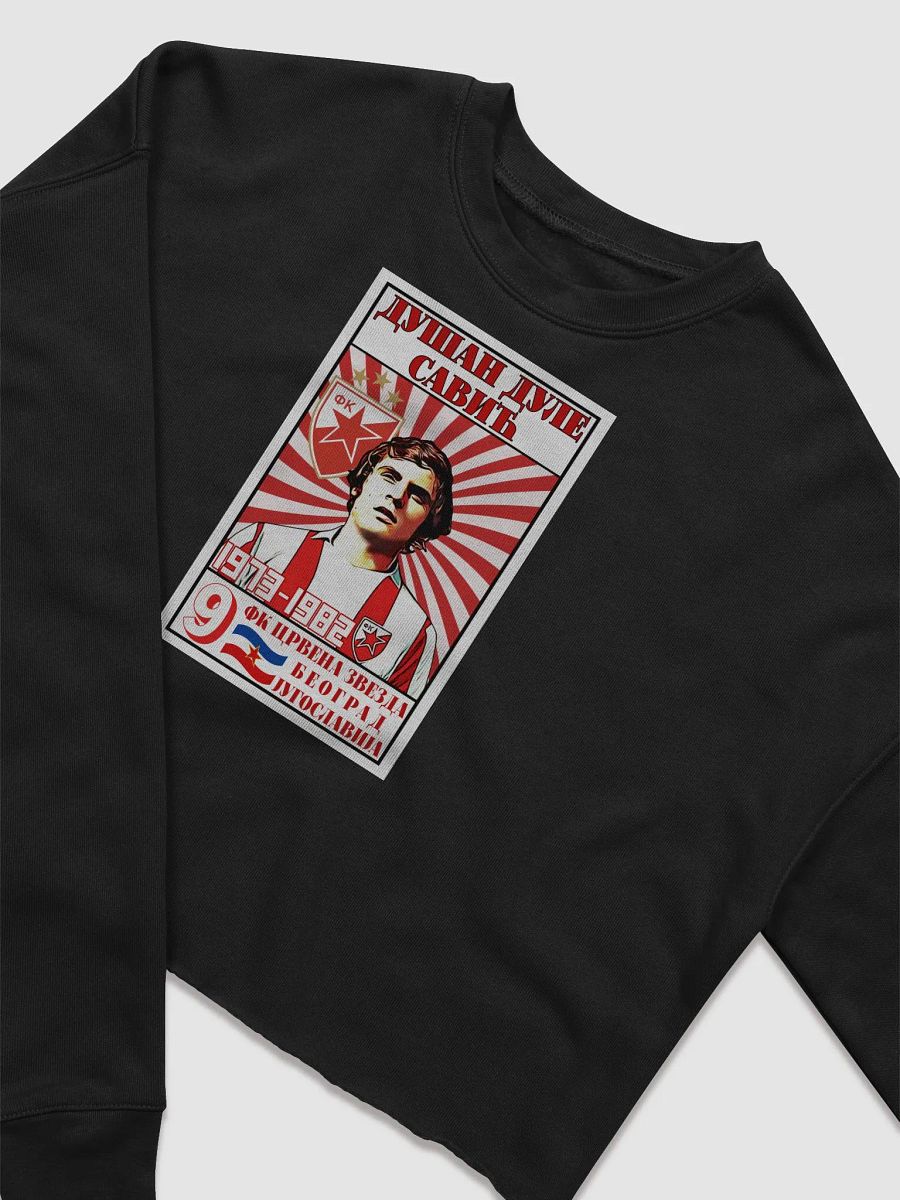 Dušan Dule Savić (FK Crvena Zvezda) Bella+Canvas Women's Fleece Crop Sweatshirt product image (3)