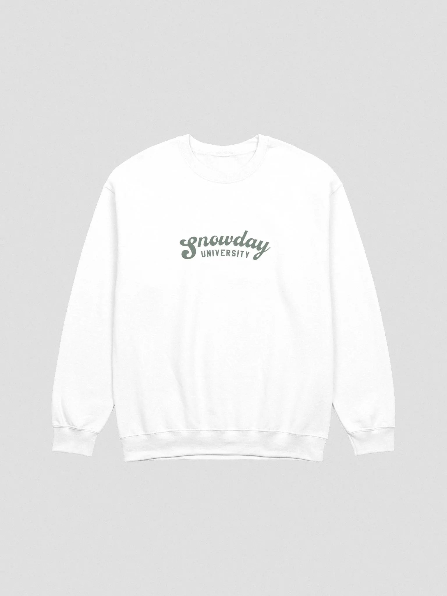 Snowday University crewneck - white product image (1)