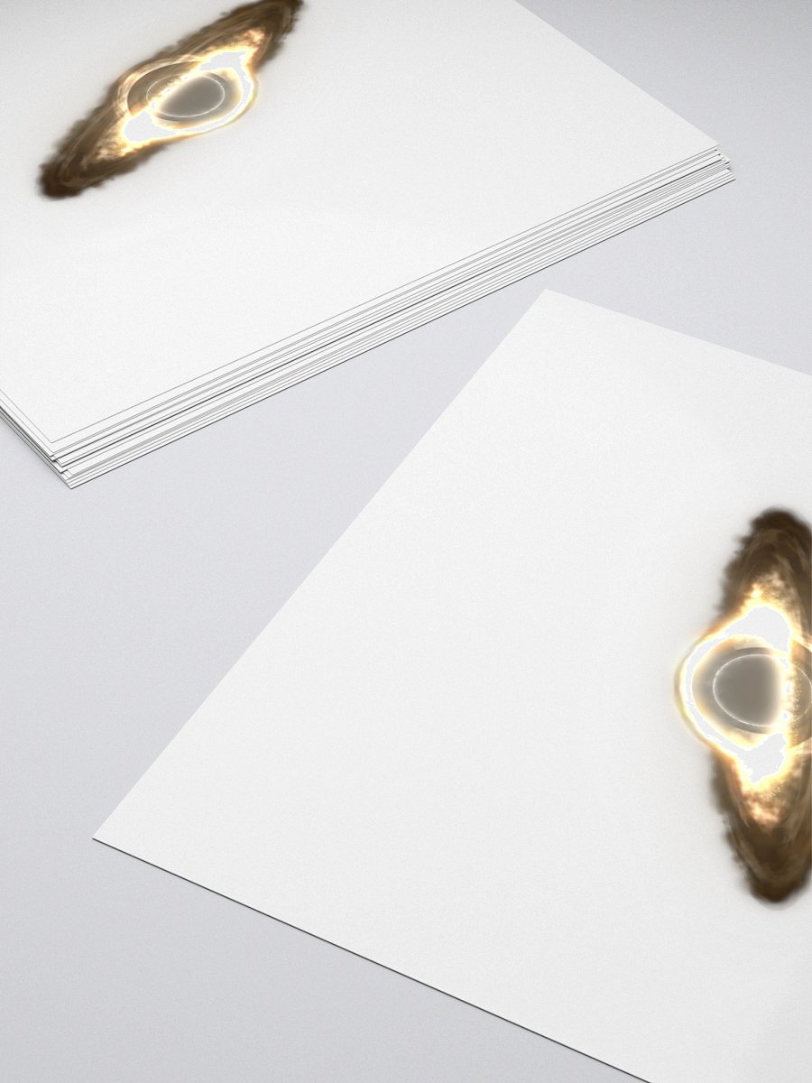 Black Hole kiss cut stickers product image (12)