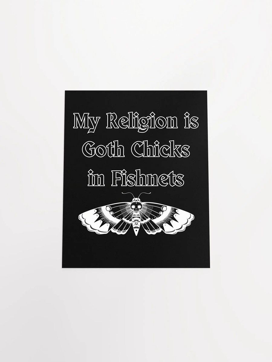 my religion is goth chicks print product image (27)