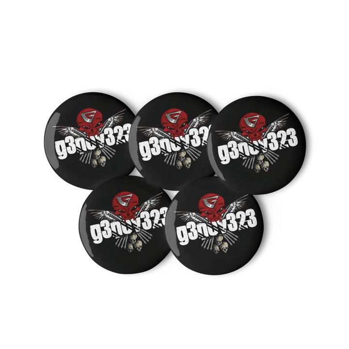 Skull Winged Pin Set product image (1)