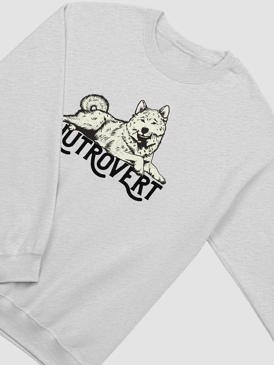 Inutrovert Sweatshirt of an Akita Inu (White) | Funny Shirt for Akita Paw-rents product image (26)