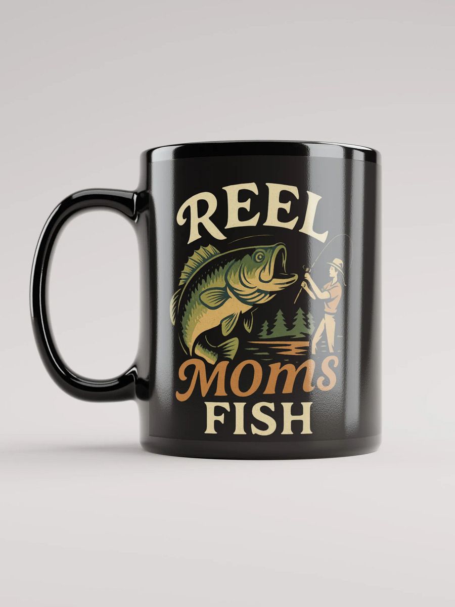 Reel Moms Fish Coffee Mug – Funny Vintage Mug for Fishing Moms product image (11)
