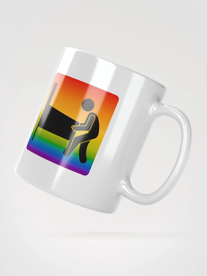 White Rainbow Pinball Mug product image (5)