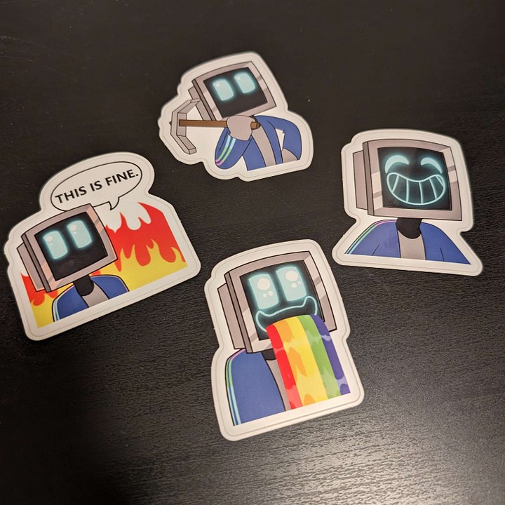 TeeVee Stickers! product image (2)