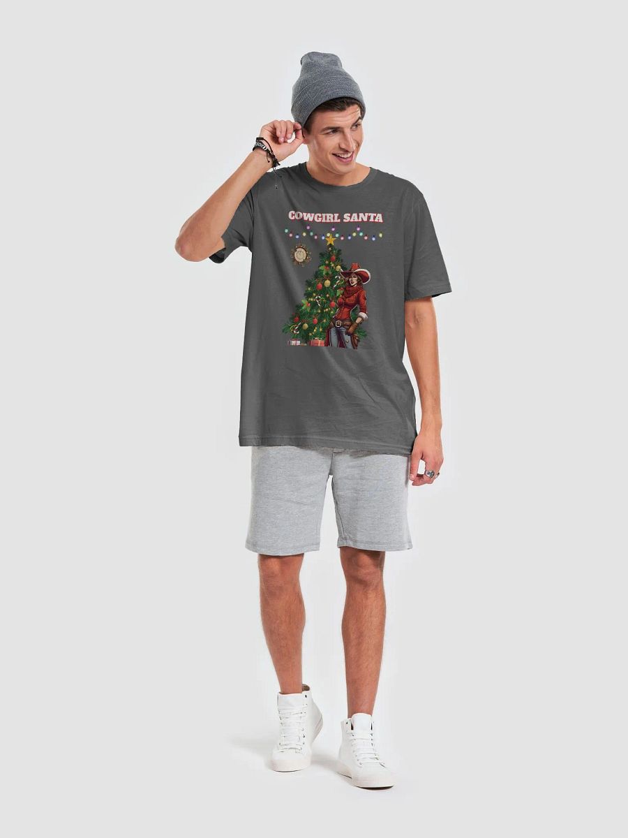 Cowgirl Santa - Christmas T-shirt product image (6)