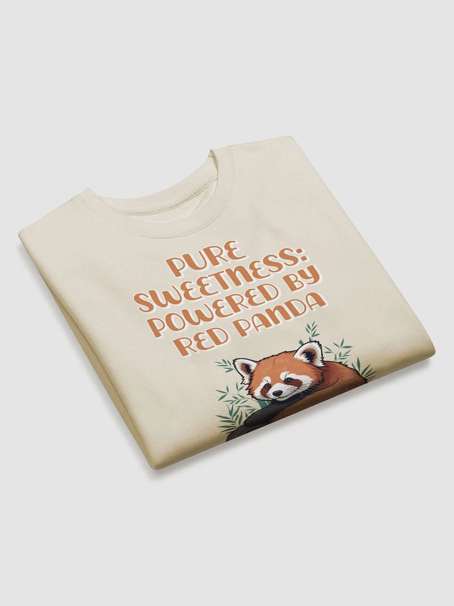 Pure Sweetness: Powered By Red Panda - Cute Animal Design Sweatshirt product image (20)