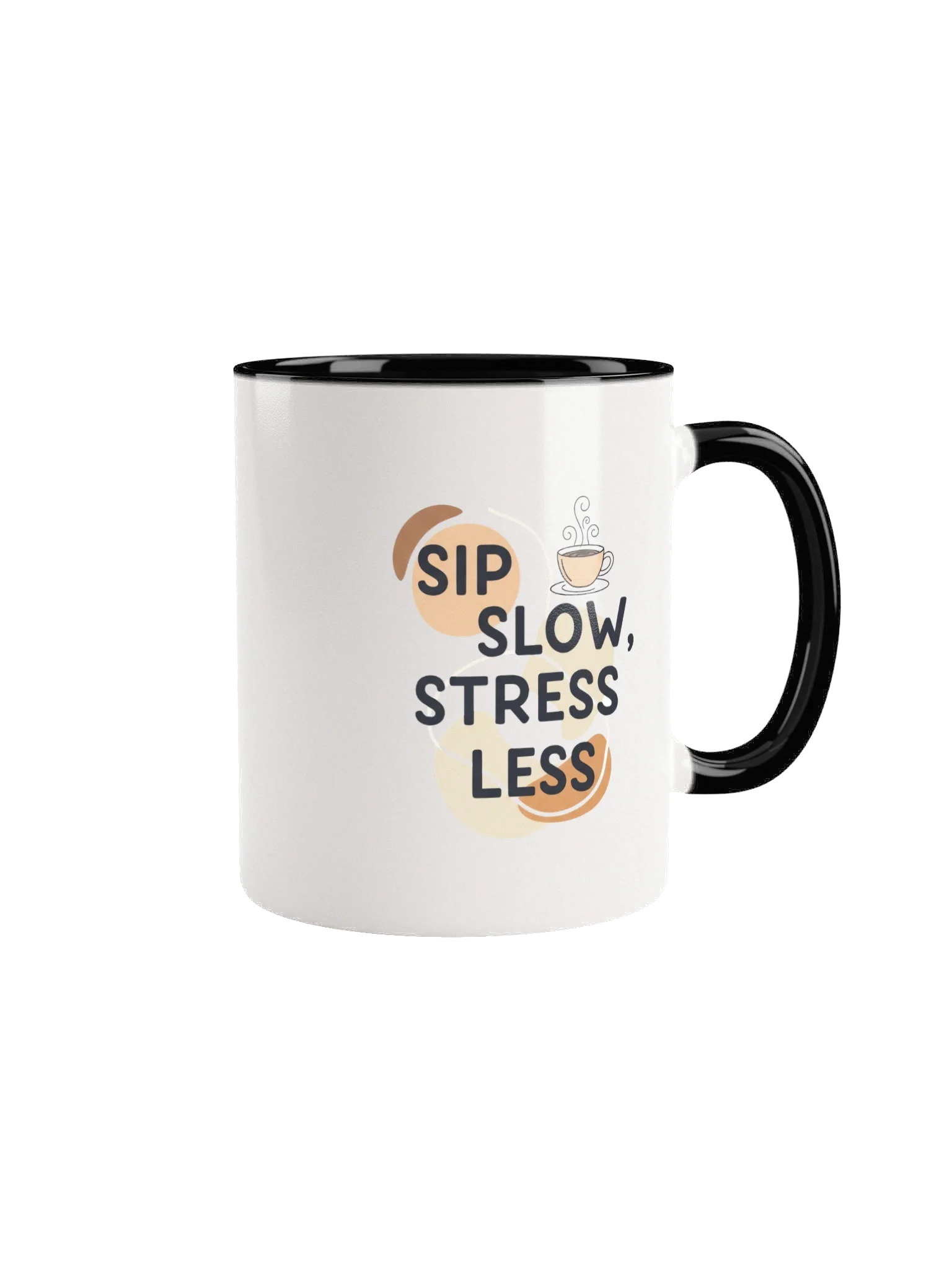 Sip Slow Stress Less Mug – Relaxing Coffee & Tea Cup to Reduce Daily Stress | Perfect Gift for Mindfulness & Self-Care Enthusiasts product image (1)