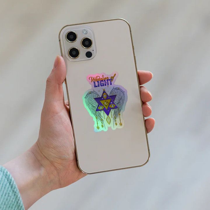 Warrior of Light Holographic Kiss-Cut Sticker product image (1)