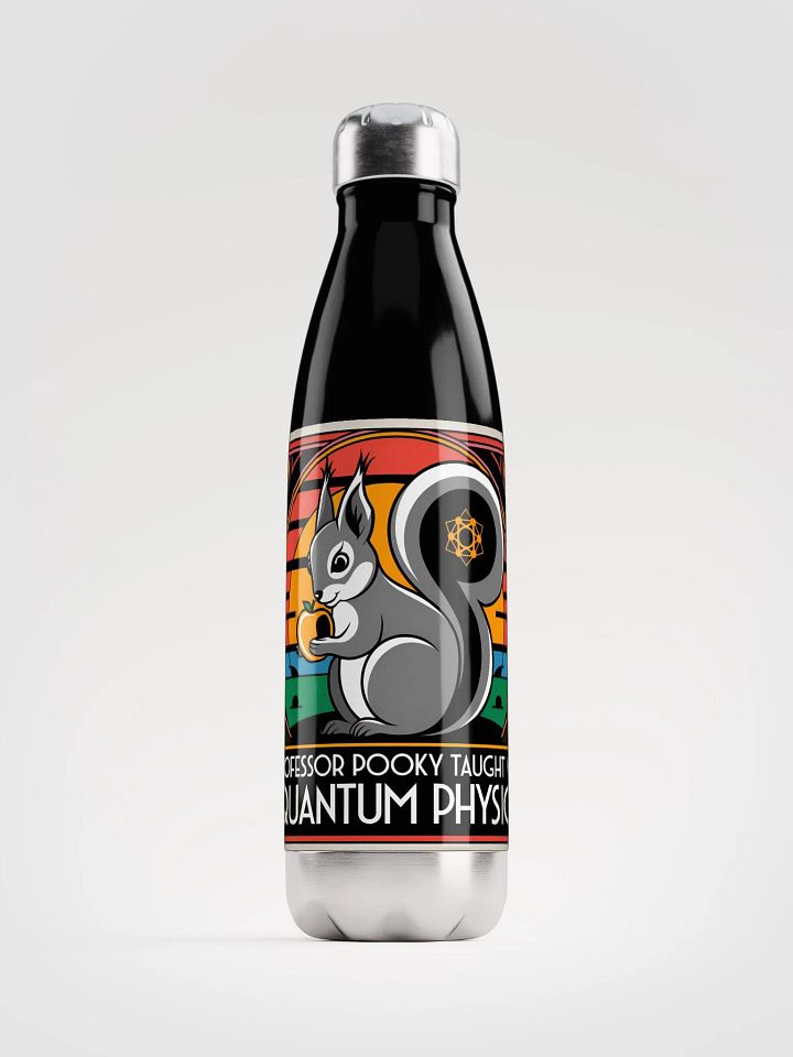 Quantum Physics Squirrel Stainless Steel Water Bottle product image (1)