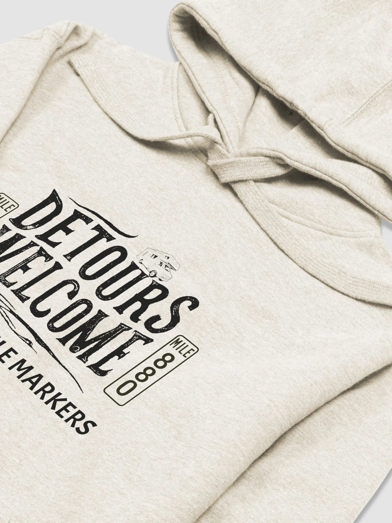 Detours Welcome Hoodie in Black product image (15)