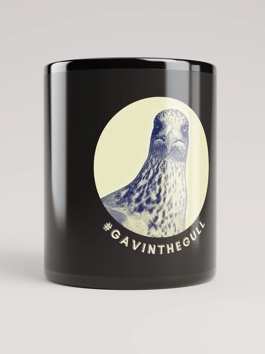 #GavintheGull Glossy Black Mug product image (5)