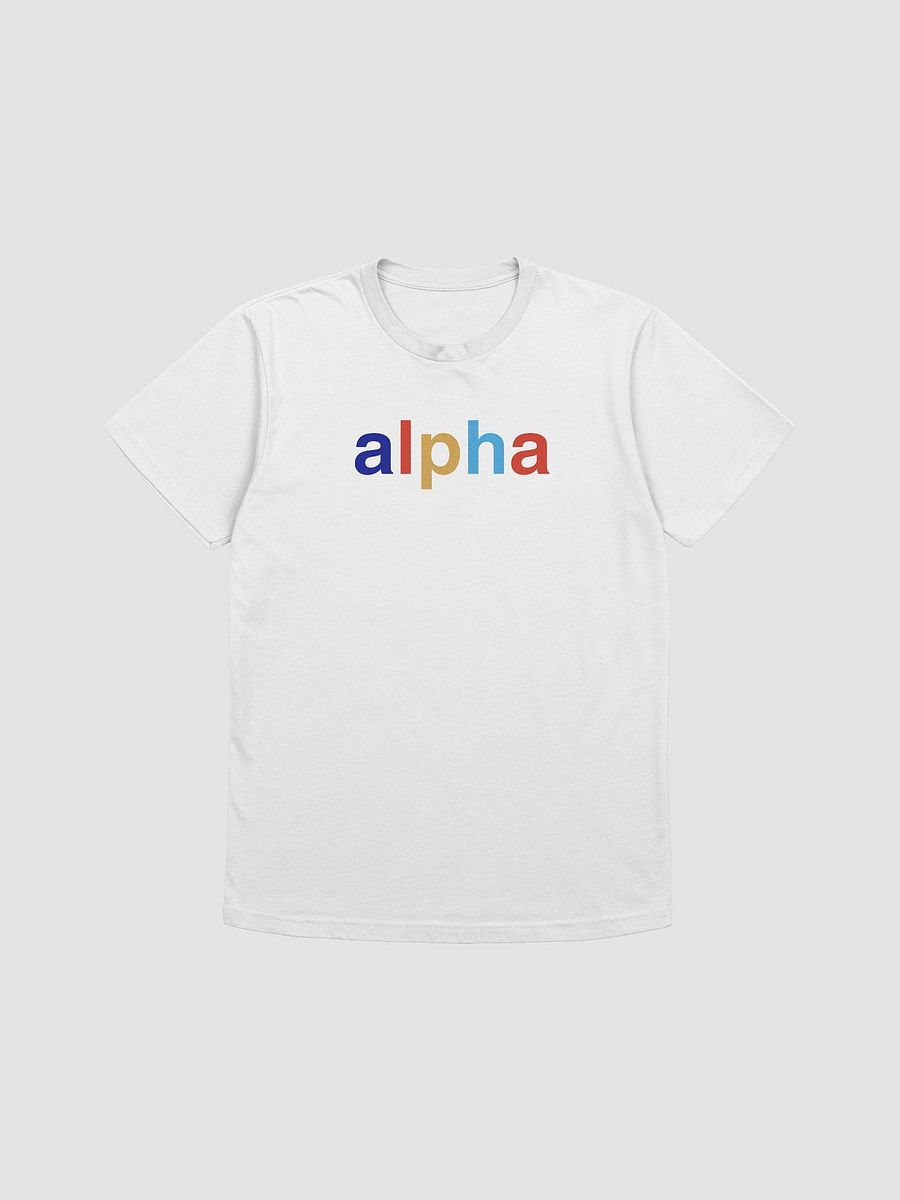 alpha skool white t-shirt product image (1)
