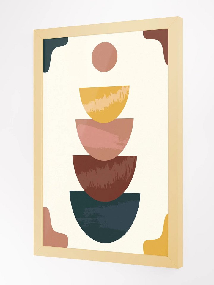 Geometric Harmony Framed Poster product image (9)