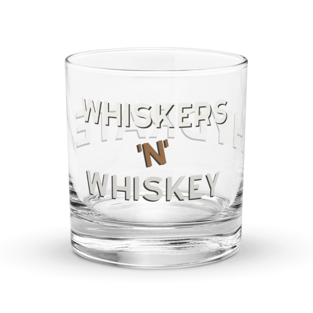 Whiskers 'N Whiskey Rocks Glass product image (5)