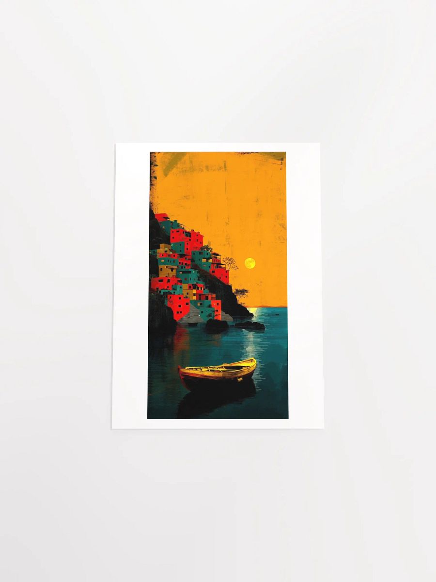 Golden Coastline Glow Poster product image (4)