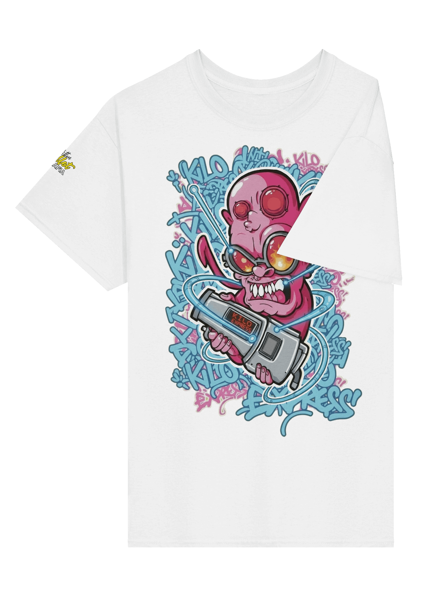 Kilo Express - Money Soldier Blue Pink Slip Tee product image (6)