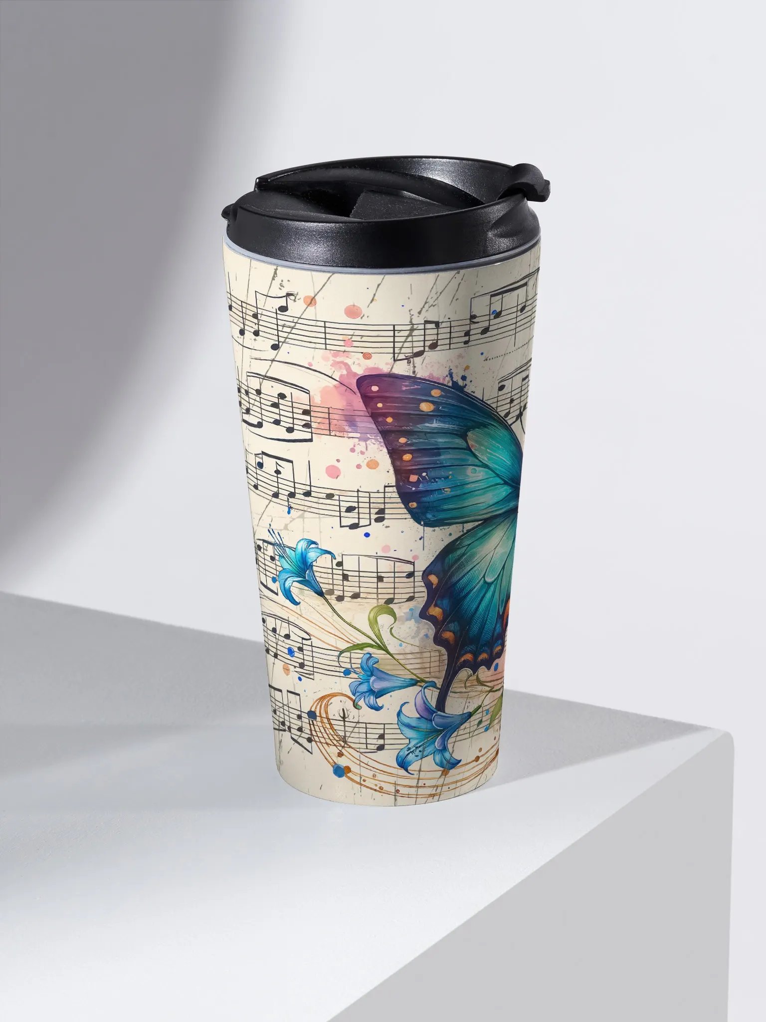 Melodic Flutter Stainless Steel Travel Mug product image (2)