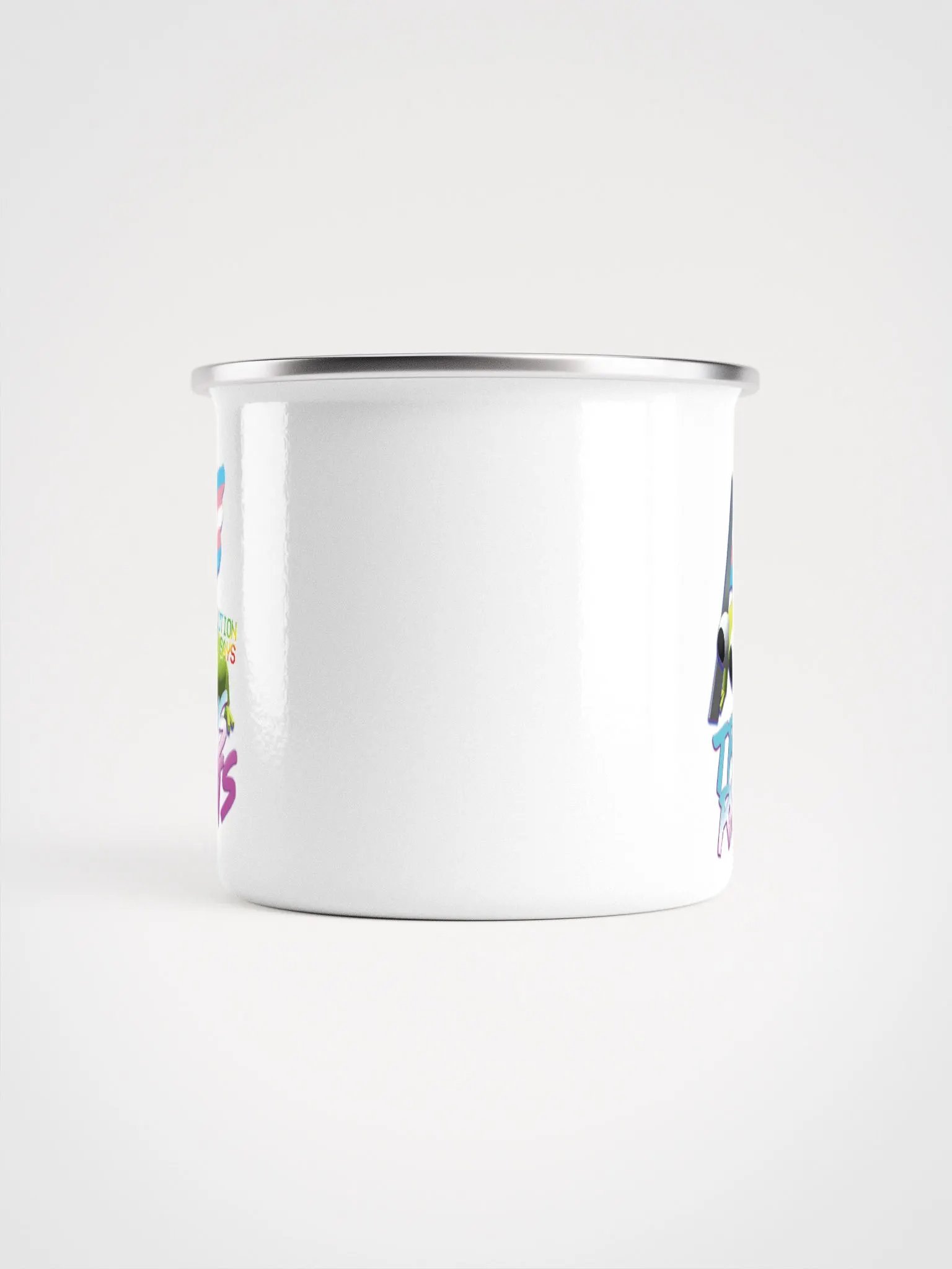 Revolution Toad Classic Trans Rights Enamel Mug product image (2)