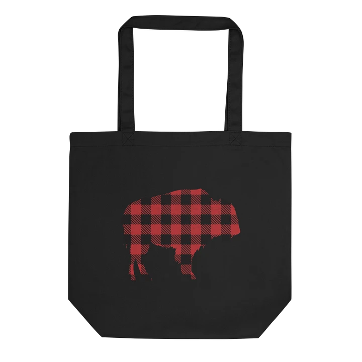 Buffalo Check Canvas Tote product image (1)