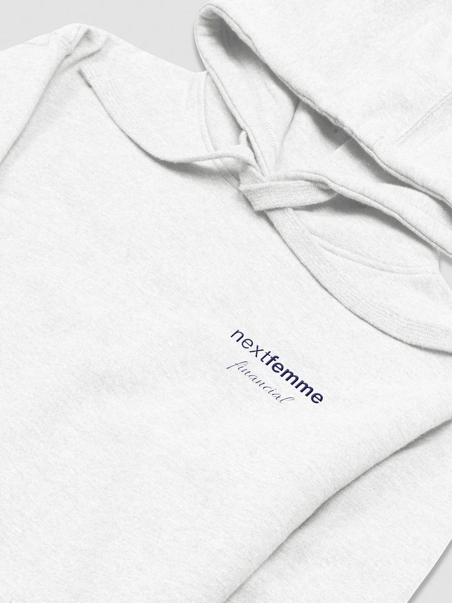 Signature Unisex Hoodie with Navy Logotype product image (2)