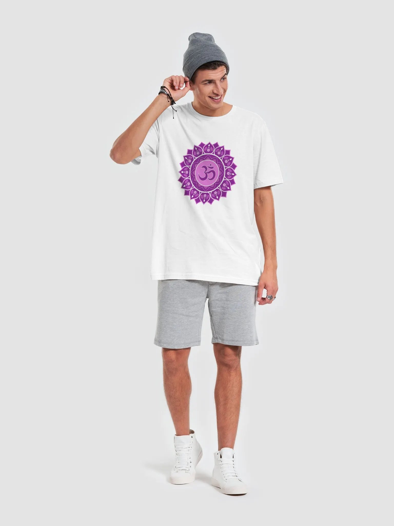 Om Mandala Meditation T-Shirt product image (6)