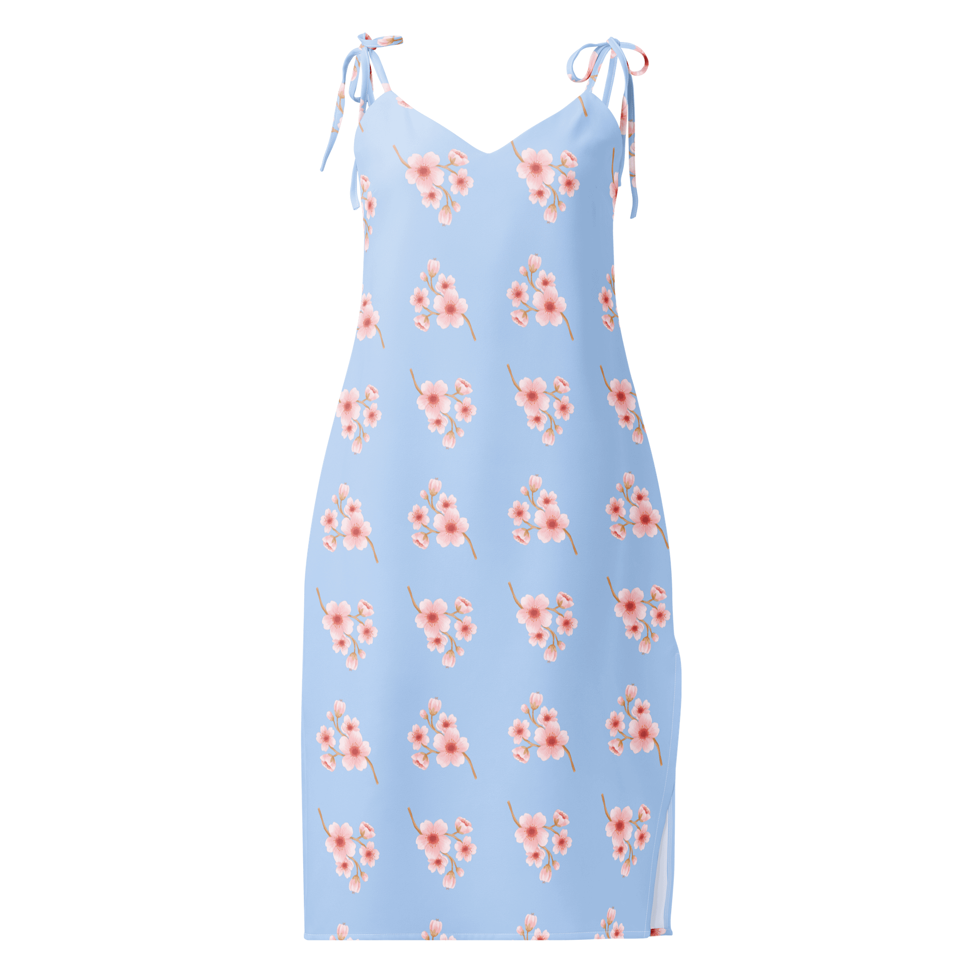 Blossom Breeze Blue Slip Dress product image (2)
