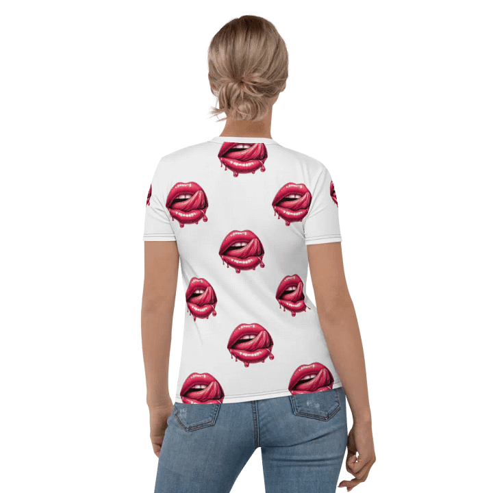 Lollipop Print Women's Crew Neck T-Shirt – Sweet, Fun & Stylish! 🍭 product image (1)