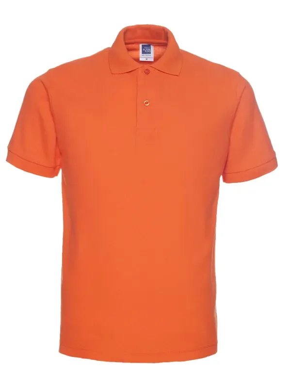 Solid Color Lapel Short Sleeve Polo Shirt Plus Size product image (2)