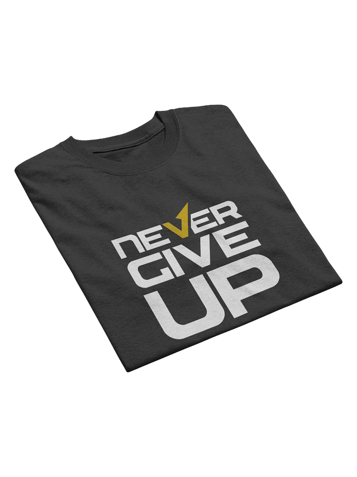 Never Give Up! Heavyweight Printed T-Shirt product image (2)