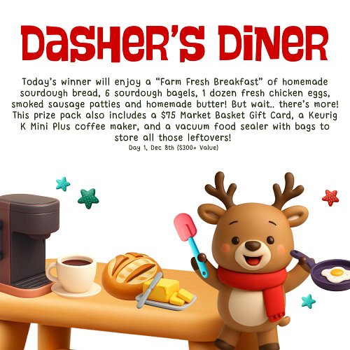 It’s almost time...our Reindeer Raffle begin Monday!

We’ll be dropping sneak peeks all week of the prizes up for grabs! 

Tr...