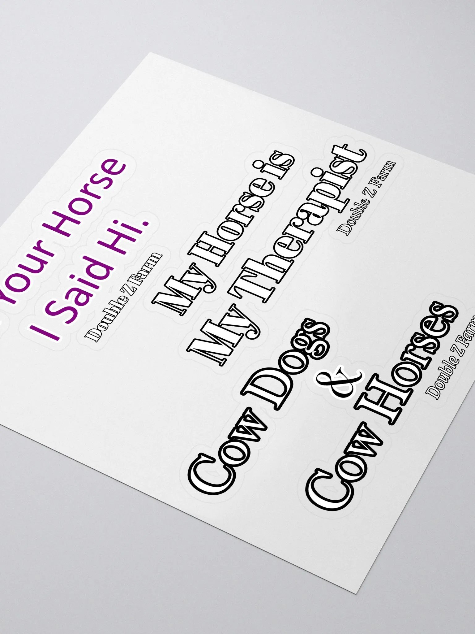 Double Z Farm Sticker Pack 2 product image (3)