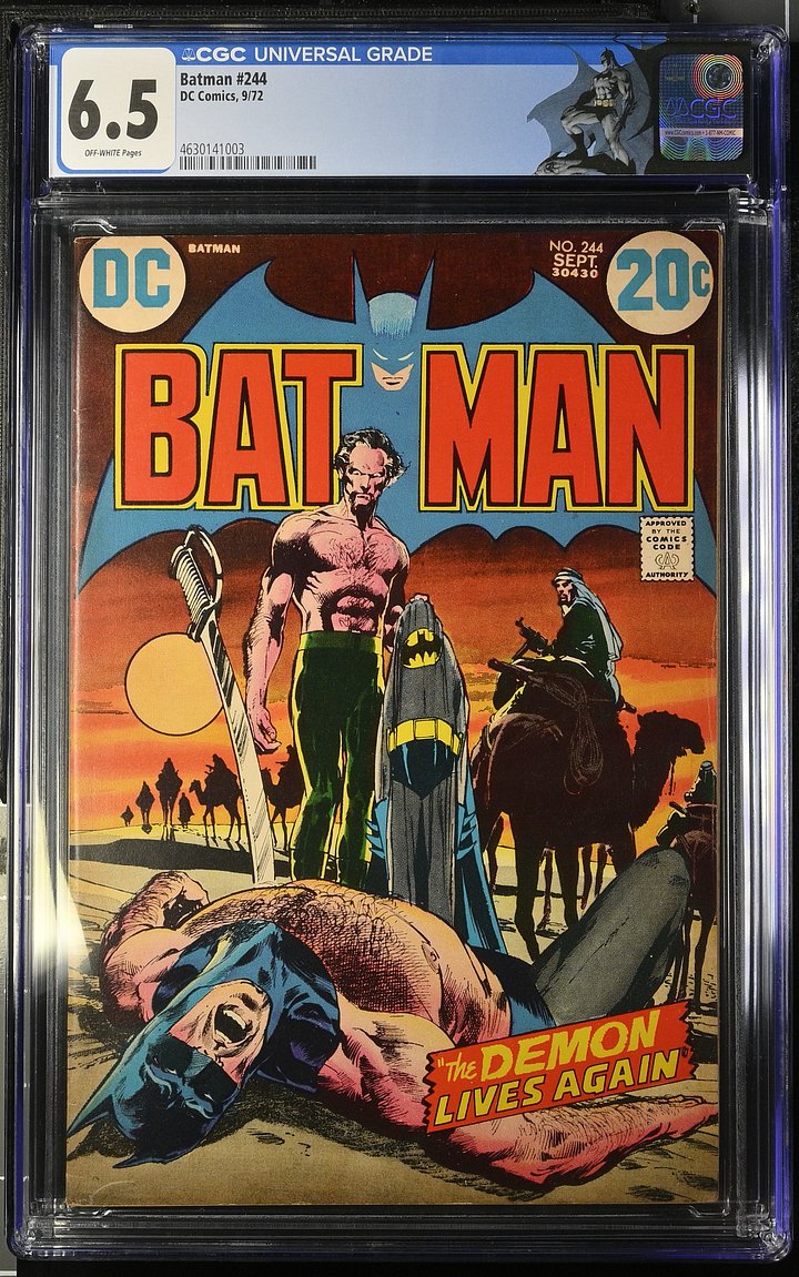 Batman #244 (1972) – CGC 6.5 – Classic Neal Adams Cover – Ra’s al Ghul vs. Batman product image (1)