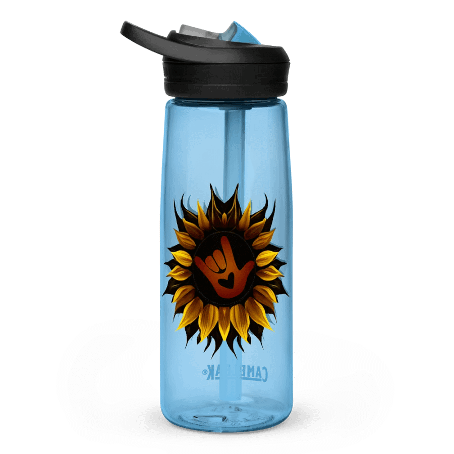 ASL Love Sunflower CamelBak Water Bottle product image (61)