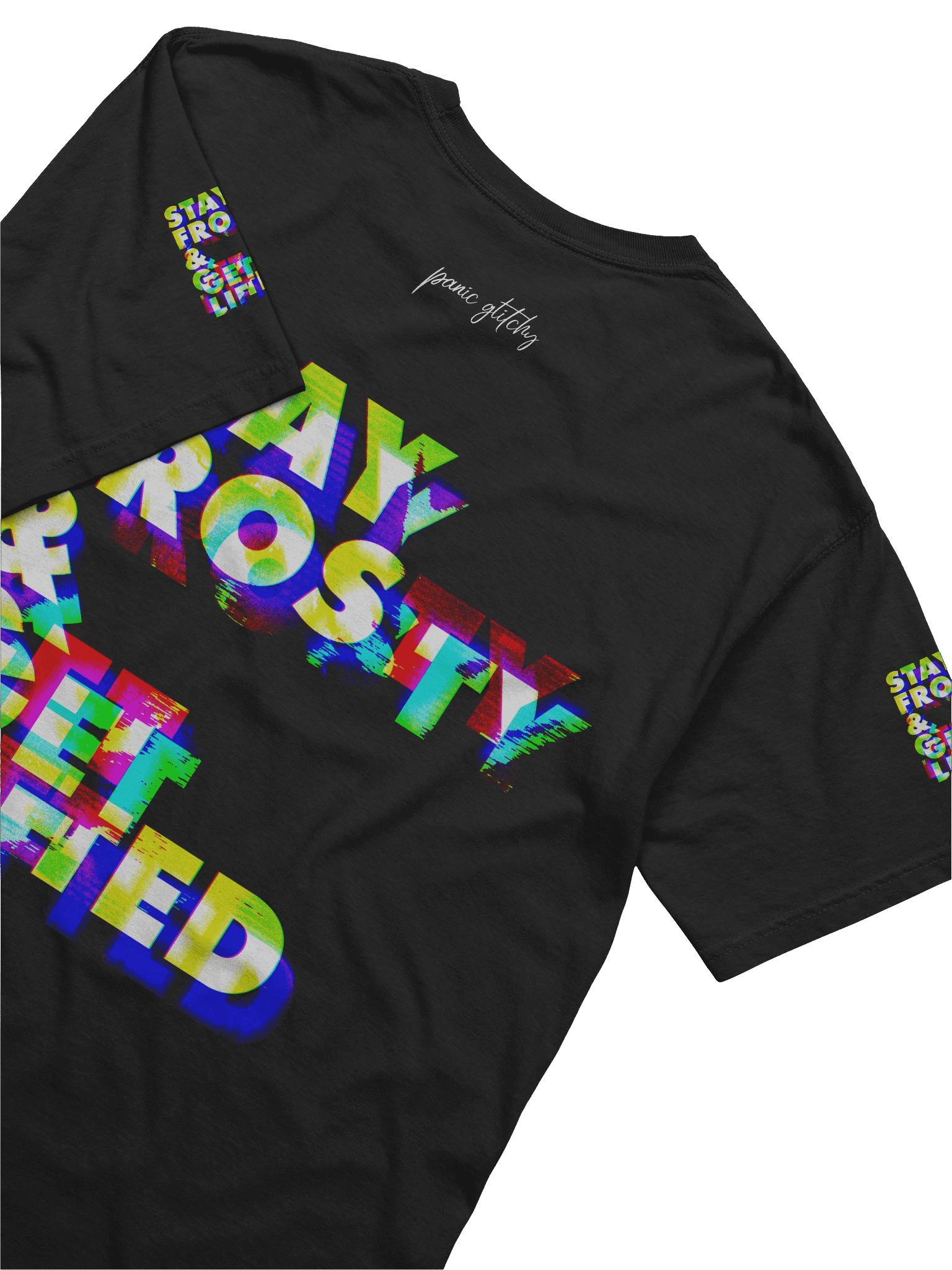 Stay Frosty & Get Lifted Anaglitched All Over product image (6)