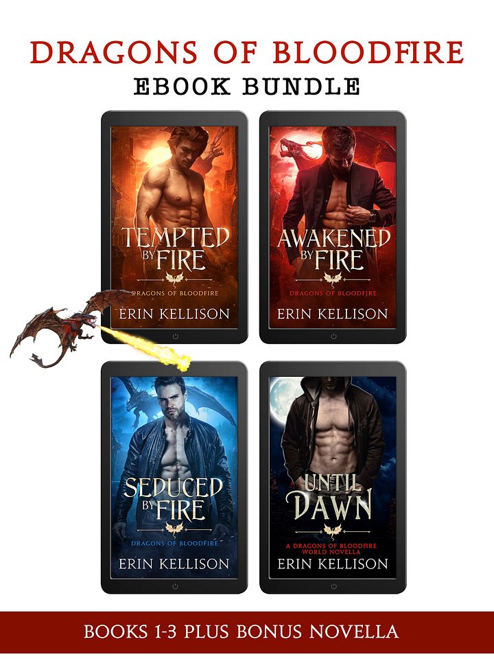 Dragons of Bloodfire Bundle Books 1-3 with bonus novella product image (1)