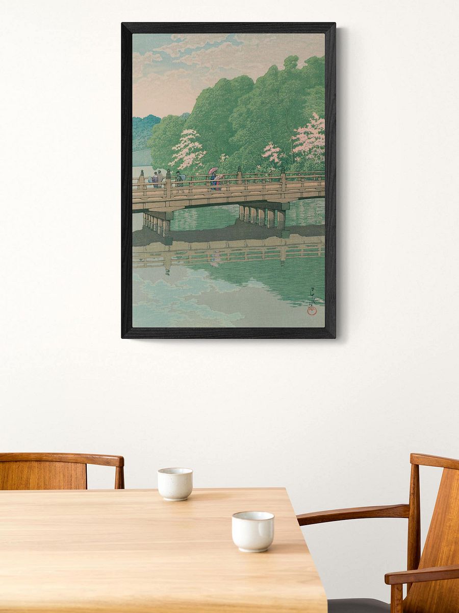 Late Autumn at Ichikawa - Kawase Hasui product image (1)