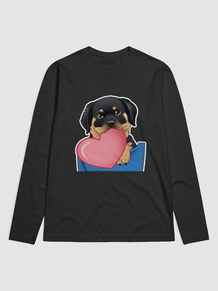 Rottie Love Fitted Long Sleeve Tee product image (1)